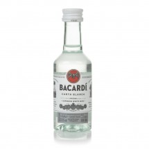 Rum Bacardi Carta Blanca 50ml